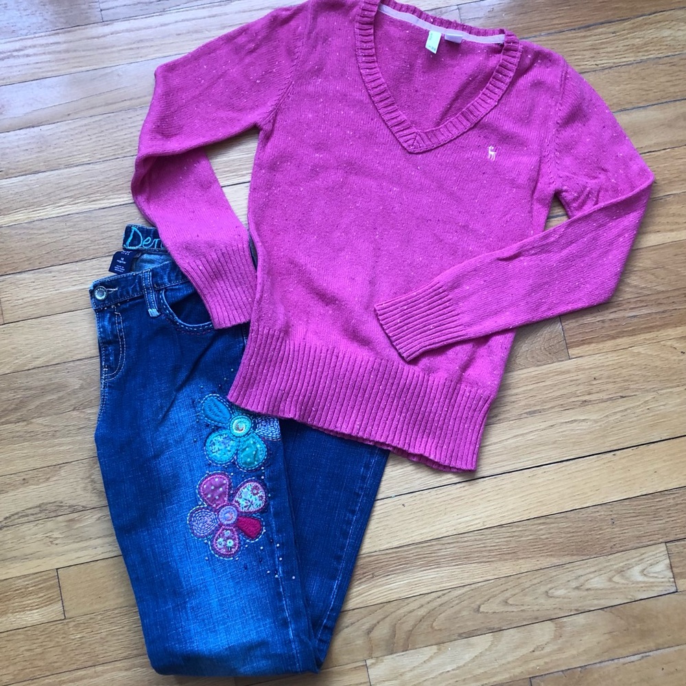 🌸Host Pick!!🌸 Vintage Old Navy Pink Sweater